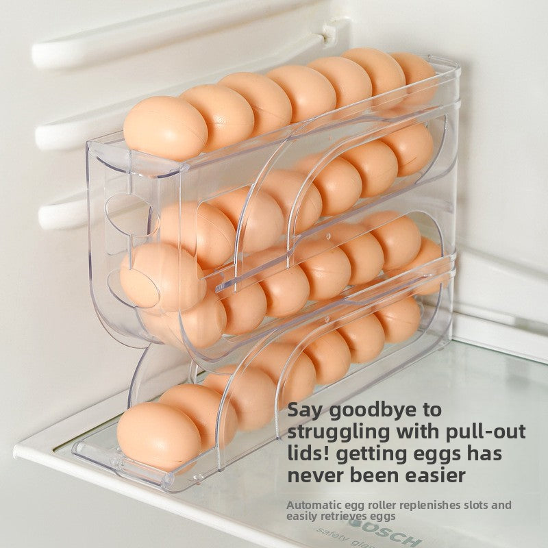 Automatic Sliding Egg Storage Container
