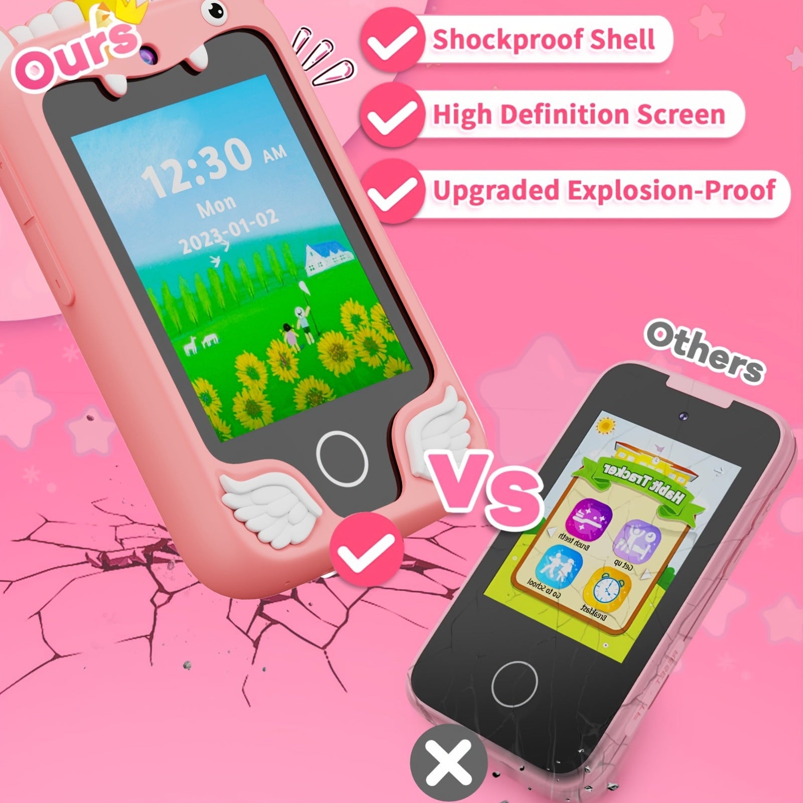 Dinosaur Themed Kids Smartphone Toy