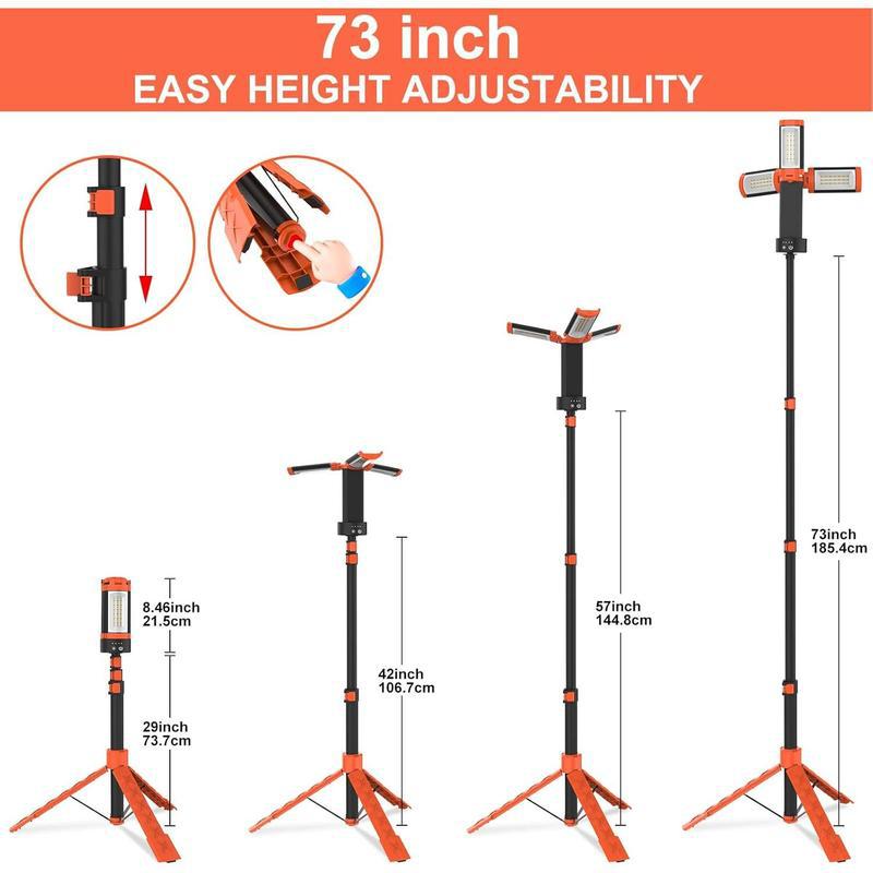 Rechargeable LED Camping Light with Tripod