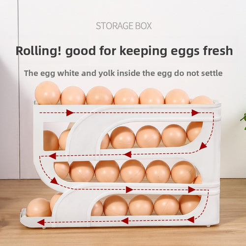 Automatic Sliding Egg Storage Container