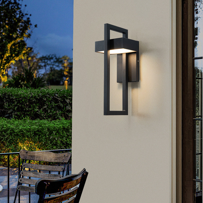 Modern minimalist outdoor wall lamp