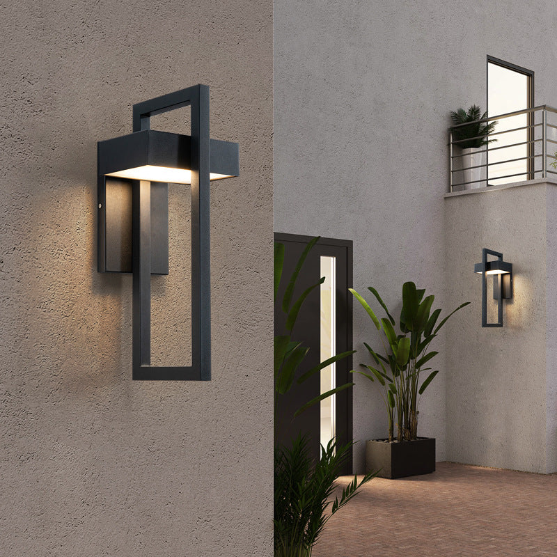 Modern minimalist outdoor wall lamp