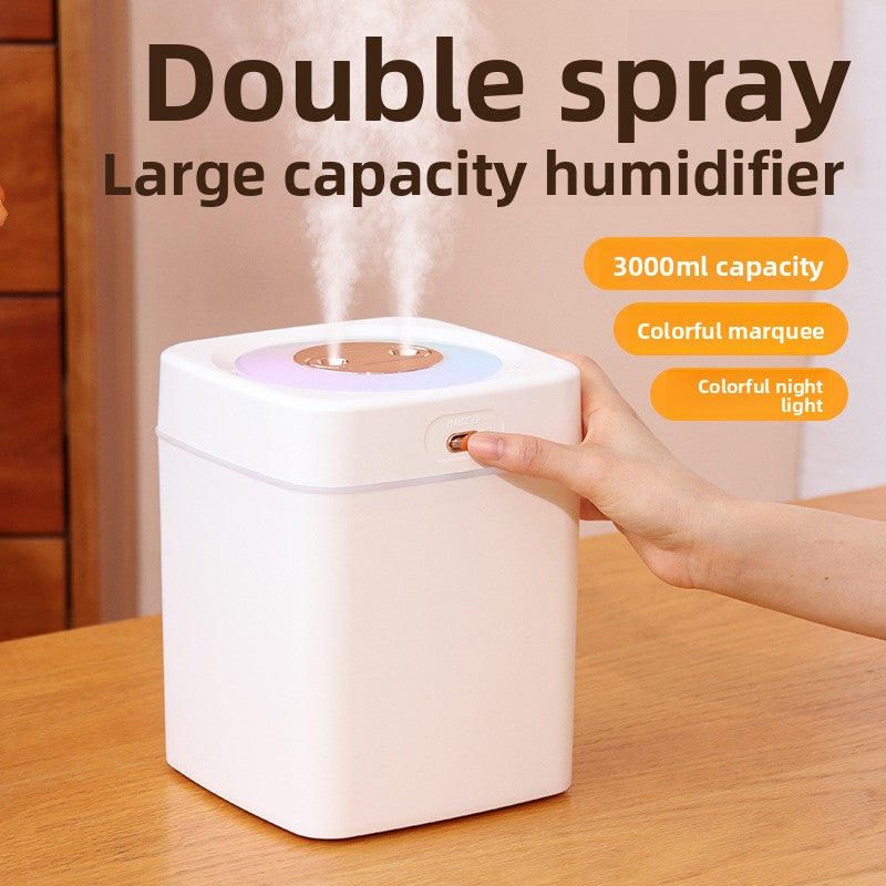 Desktop Air Humidifier with Dual Mist Nozzles